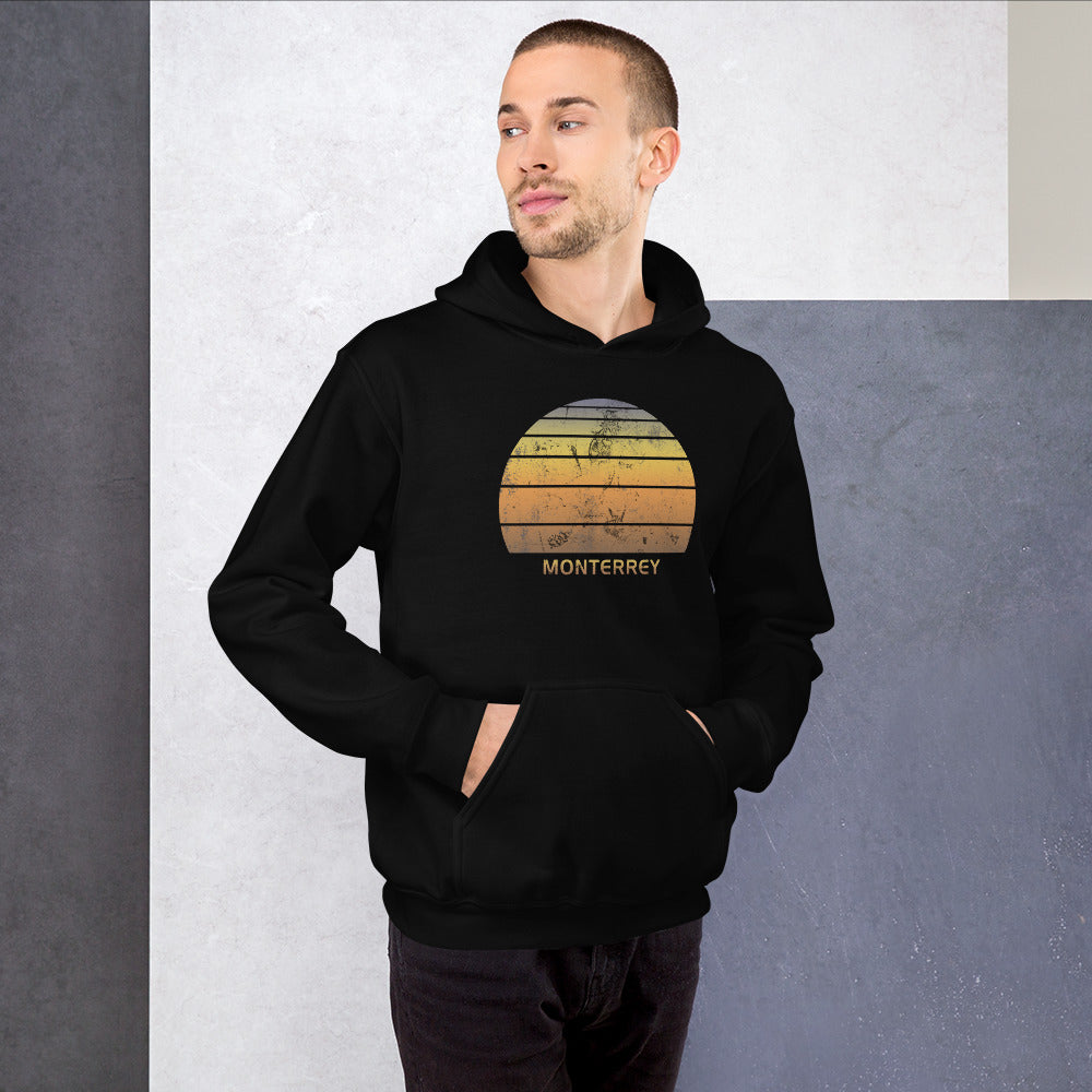 Retro Monterrey Mexico Unisex Hoodie Top Sweatshirt