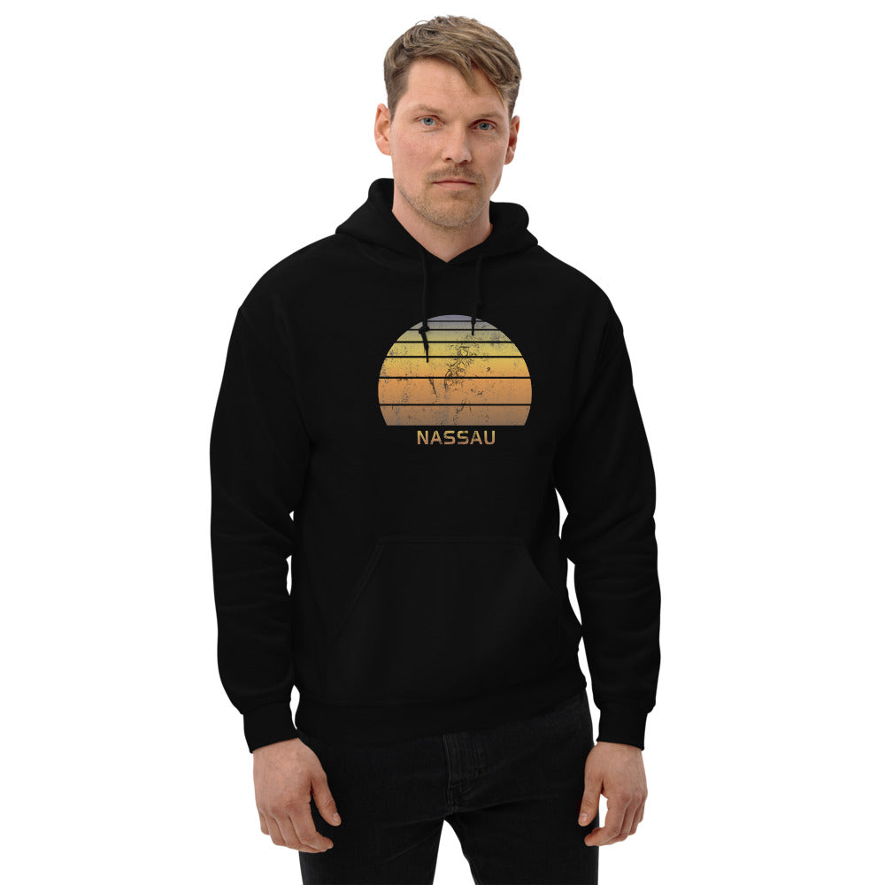 Retro Nassau Bahamas  Beach Vacation Souvenir Unisex Hoodie Top Sweatshirt