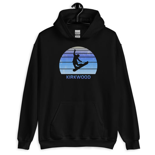 Retro Kirkwood California Snowboarding Fan Unisex Hoodie Top Sweatshirt