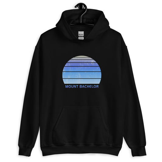 Retro Mount Bachelor Skiing Fan Unisex Hoodie Top Sweatshirt