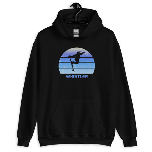 Retro Whistler Canada Skiing Fan Unisex Hoodie Top Sweatshirt