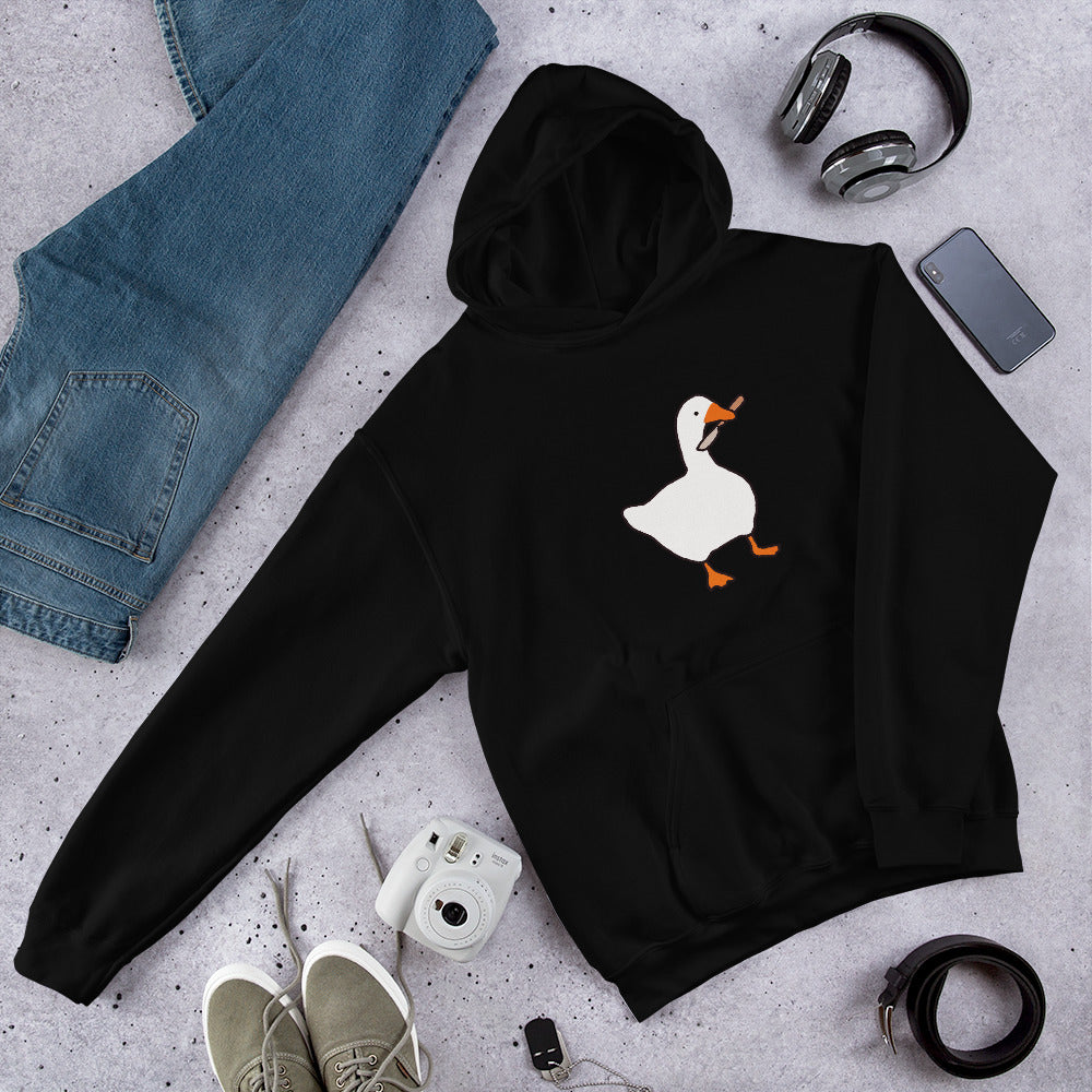 Untitled Goose Gamer Video Game Fan Funny Unisex Hoodie Top Sweatshirt