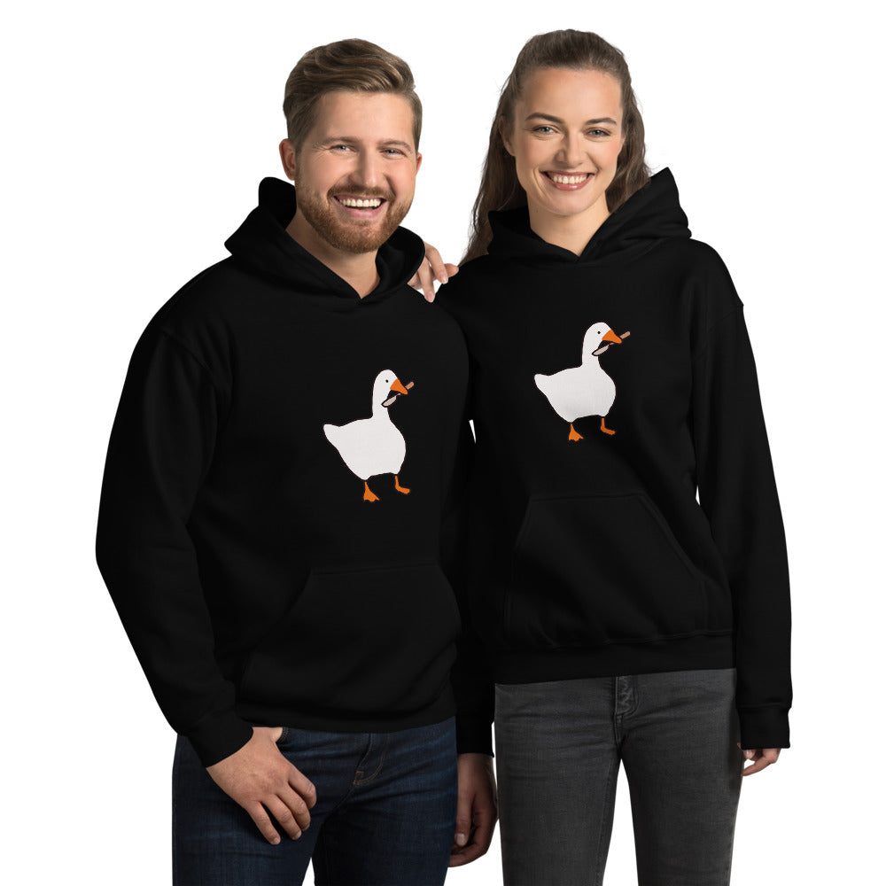 Untitled Goose Gamer Video Game Fan Funny Unisex Hoodie Top Sweatshirt