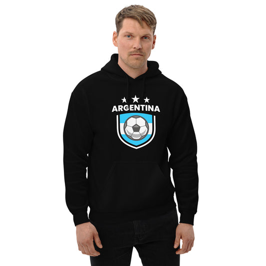 Retro Argentina Soccer Team Football Fan Country Argentinian Flag Unisex Hoodie Top Sweatshirt