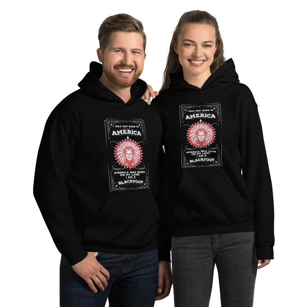 Native American Blackfoot Indian Tribe Ancestry Heritage Unisex Hoodie Top Sweatshirt