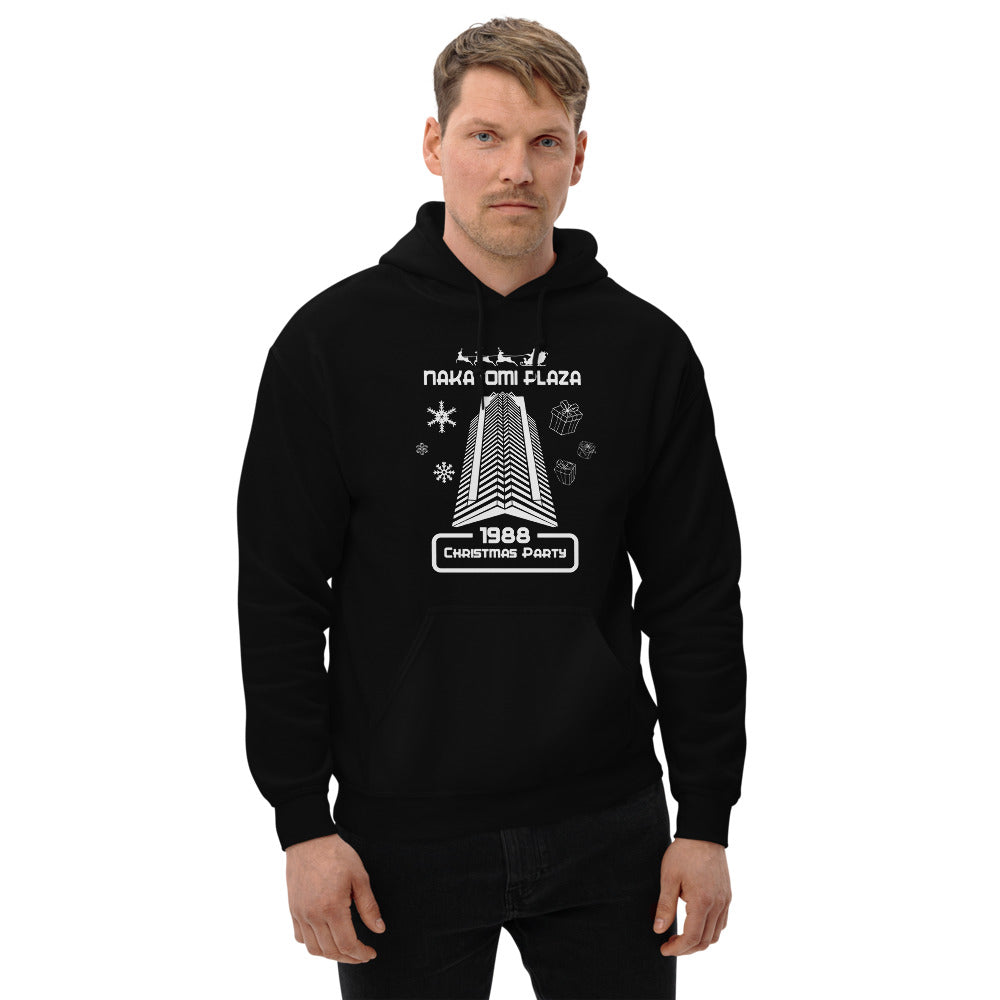 Funny Nakatomi Plaza Christmas Party Joke Parody Unisex Hoodie Top Sweatshirt