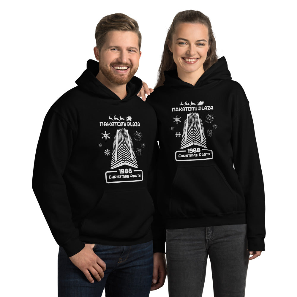 Funny Nakatomi Plaza Christmas Party Joke Parody Unisex Hoodie Top Sweatshirt