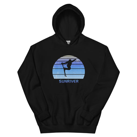 Retro Sunriver Oregon Skiing Fan Unisex Hoodie Top Sweatshirt