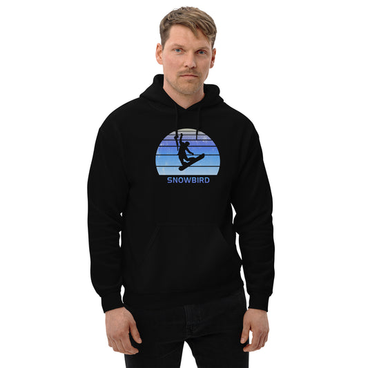 Retro Snowbird Utah Snowboarding Fan Unisex Hoodie Top Sweatshirt