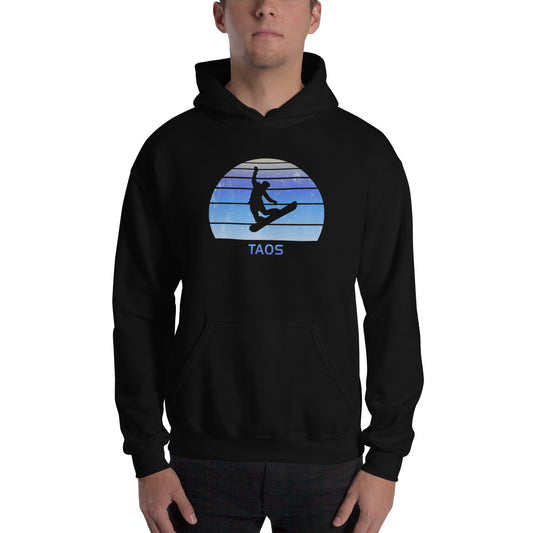 Retro Taos New Mexico Snowboarding Fan Unisex Hoodie Top Sweatshirt