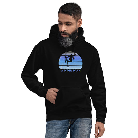 Retro Winter Park Colorado Skiing Fan Unisex Hoodie Top Sweatshirt