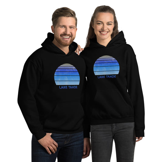Retro Lake Tahoe California Skiing Fan Unisex Hoodie Top Sweatshirt