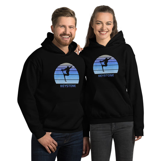 Retro Keystone Colorado Skiing Fan Unisex Hoodie Top Sweatshirt