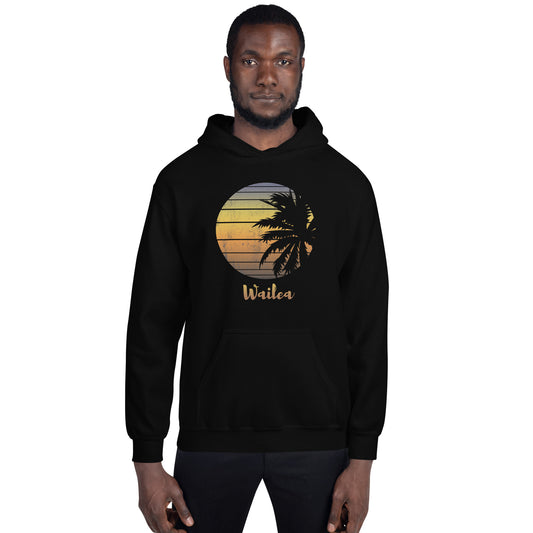 Retro Wailea Maui Hawaii Hawaiian Beach Vacation Souvenir Unisex Hoodie Top Sweatshirt