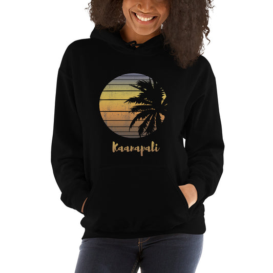 Retro Kaanapali Maui Hawaii Hawaiian Beach Vacation Souvenir Unisex Hoodie Top Sweatshirt