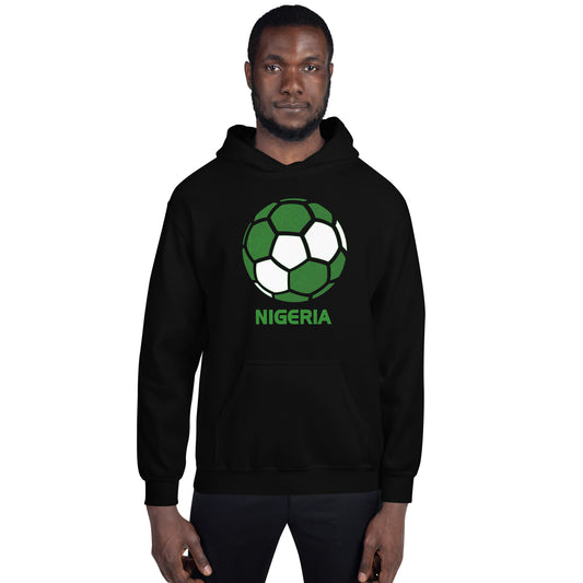 Nigeria National Soccer Team Football Country Flag Pride Unisex Hoodie Top Sweatshirt