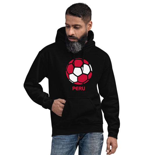 Peru National Soccer Team Football Country Flag Pride Unisex Hoodie Top Sweatshirt