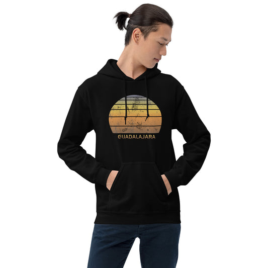 Retro Guadalajara Mexico Unisex Hoodie Top Sweatshirt