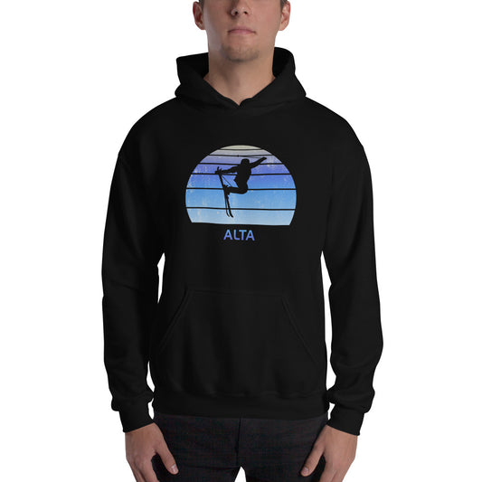 Retro Alta Utah Snowboarding Fan Unisex Hoodie Top Sweatshirt