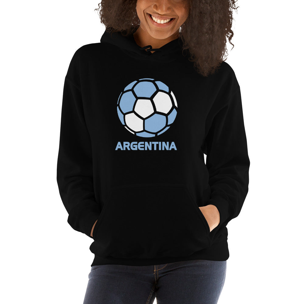 Argentina National Soccer Team Football Country Flag Pride Unisex Hoodie Top Sweatshirt