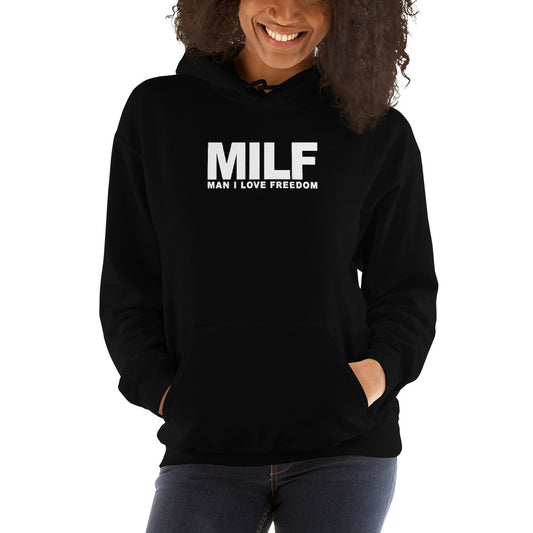 Funny MILF USA Freedom Joke Unisex Hoodie Top Sweatshirt