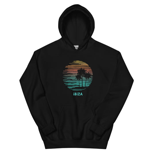 Ibiza Spain Souvenir Vacation Artistic Unisex Hoodie Top Sweatshirt