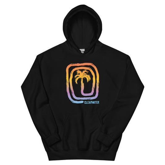 Cool Clearwater Florida Palm Tree Souvenir Vacation Unisex Hoodie Top Sweatshirt