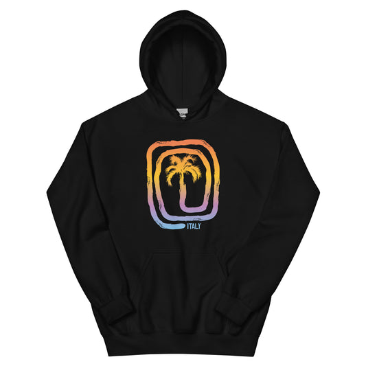Cool Italy Beach Palm Tree Vacation Souvenir Unisex Hoodie Top Sweatshirt