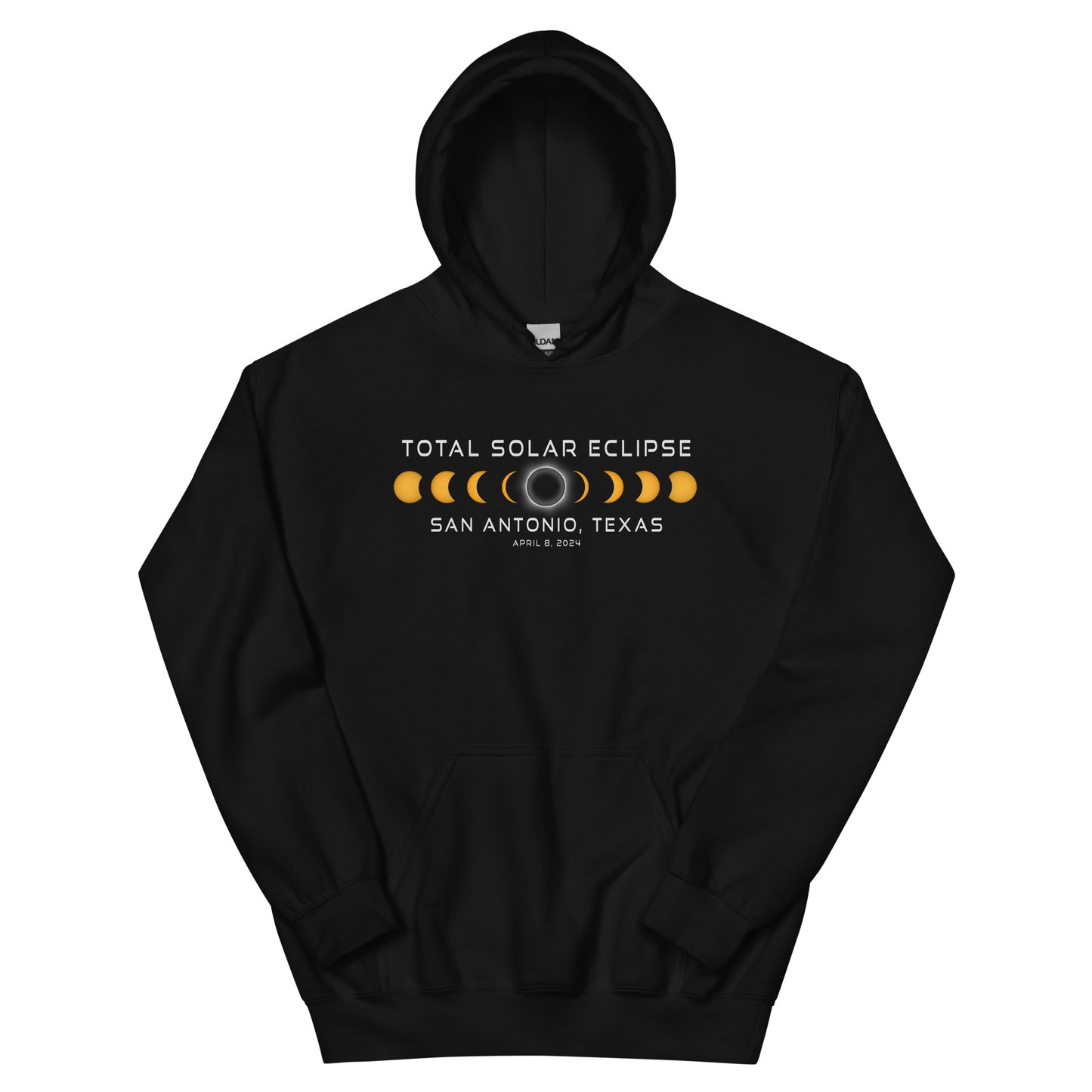 San Antonio Texas Solar Eclipse 2024 April 8 Souvenir Unisex Hoodie Top Sweatshirt