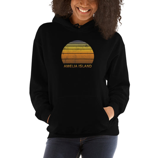 Retro Amelia Island Florida Unisex Hoodie Top Sweatshirt