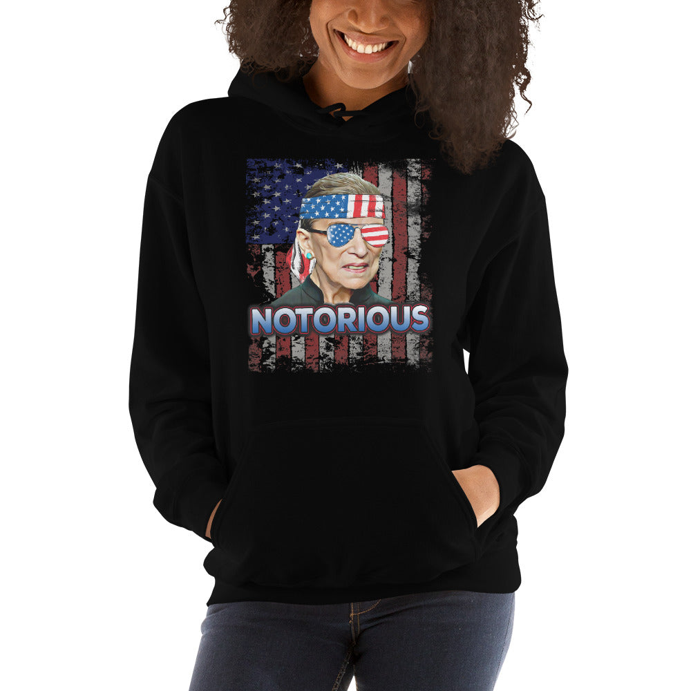 Funny Ruth Bader Ginsburg Notorious RBG Unisex Hoodie Top Sweatshirt