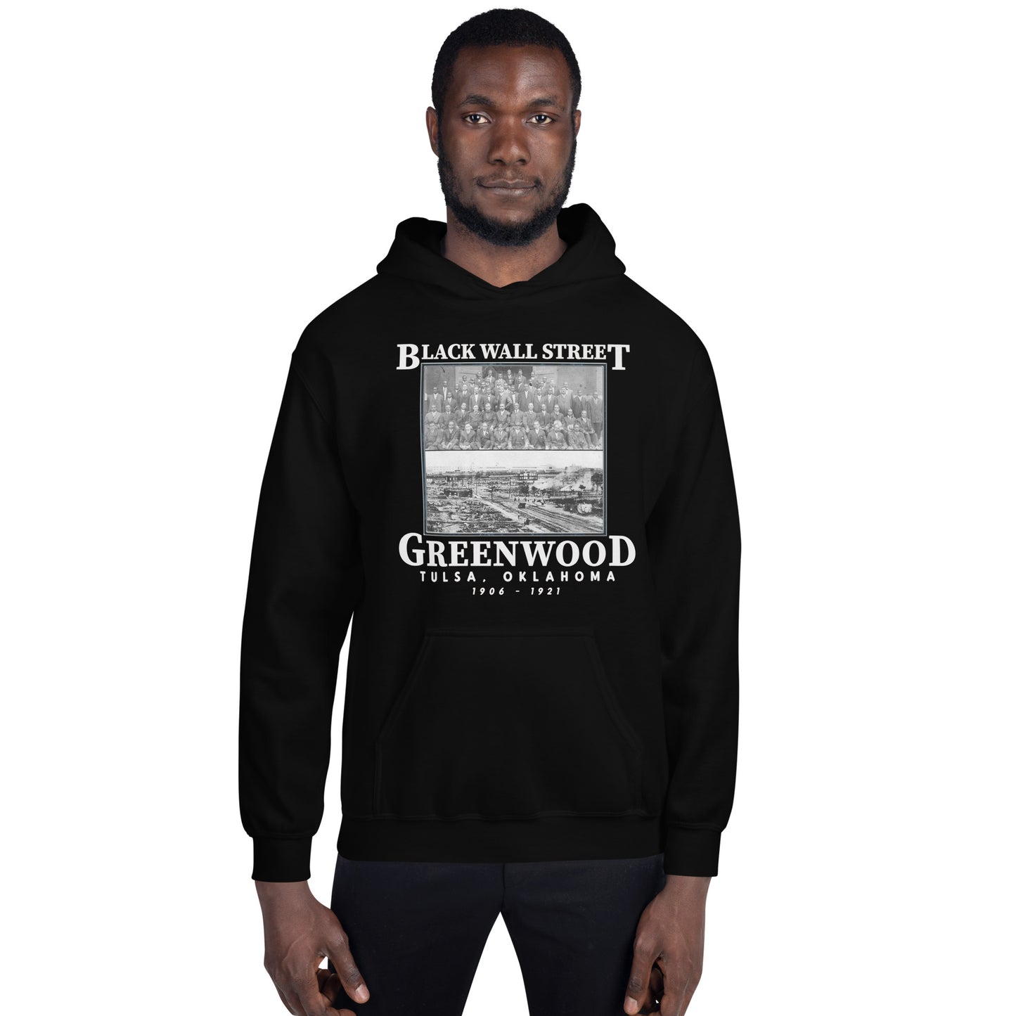 Black Wall Street Tulsa Massacre African American History Unisex Hoodie Top Sweatshirt