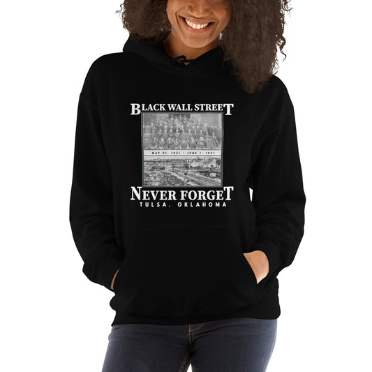 Black Wall Street African American History Tulsa Massacre Unisex Hoodie Top Sweatshirt