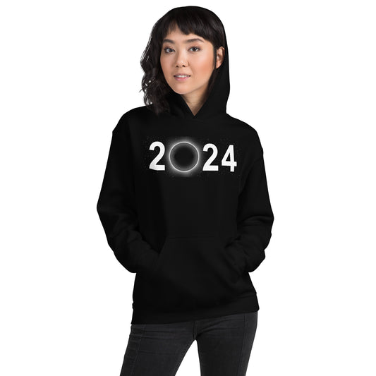 Eclipse 2024 Souvenir Unisex Hoodie Top Sweatshirt