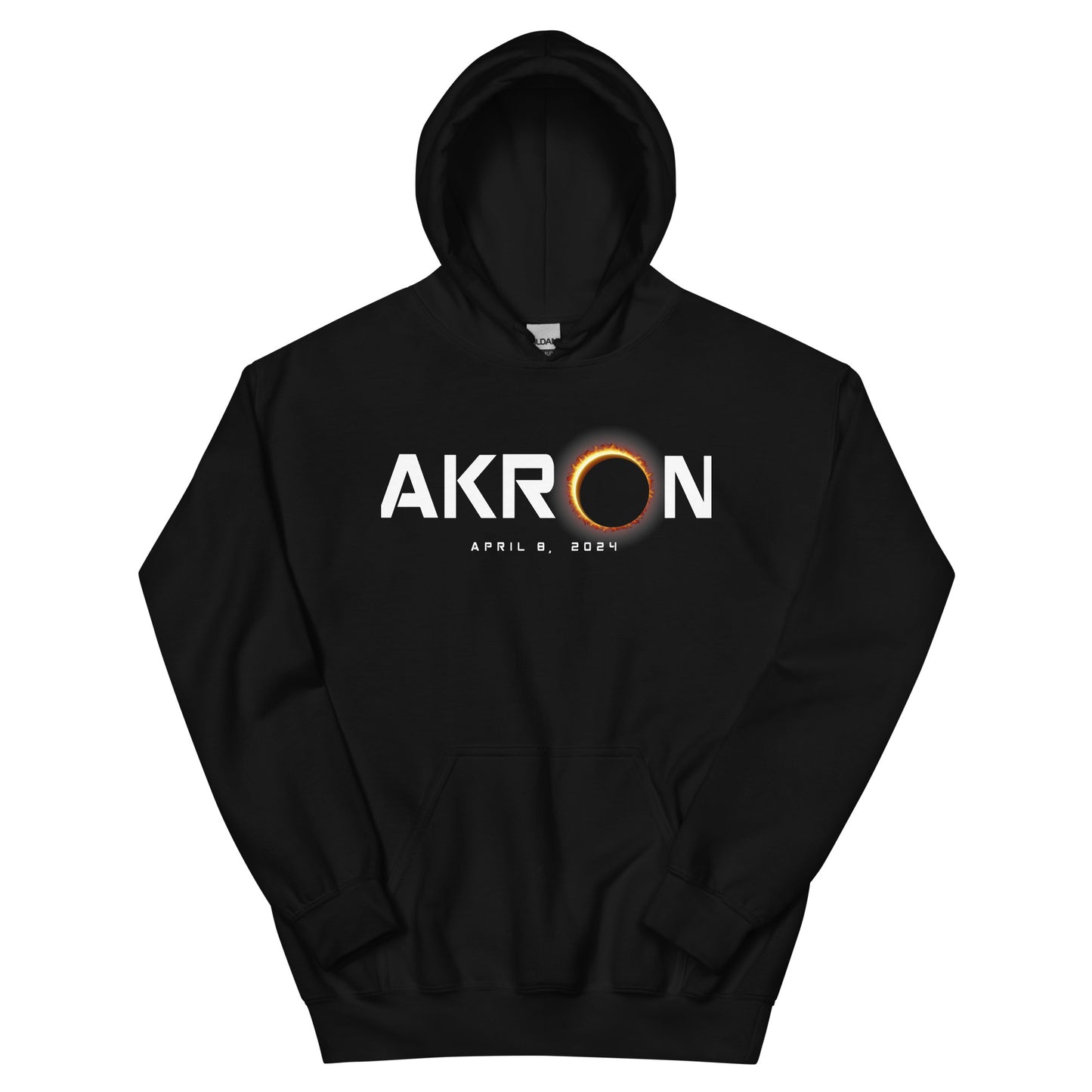 Akron Ohio 2024 Eclipse Souvenir April 8 Unisex Hoodie Top Sweatshirt