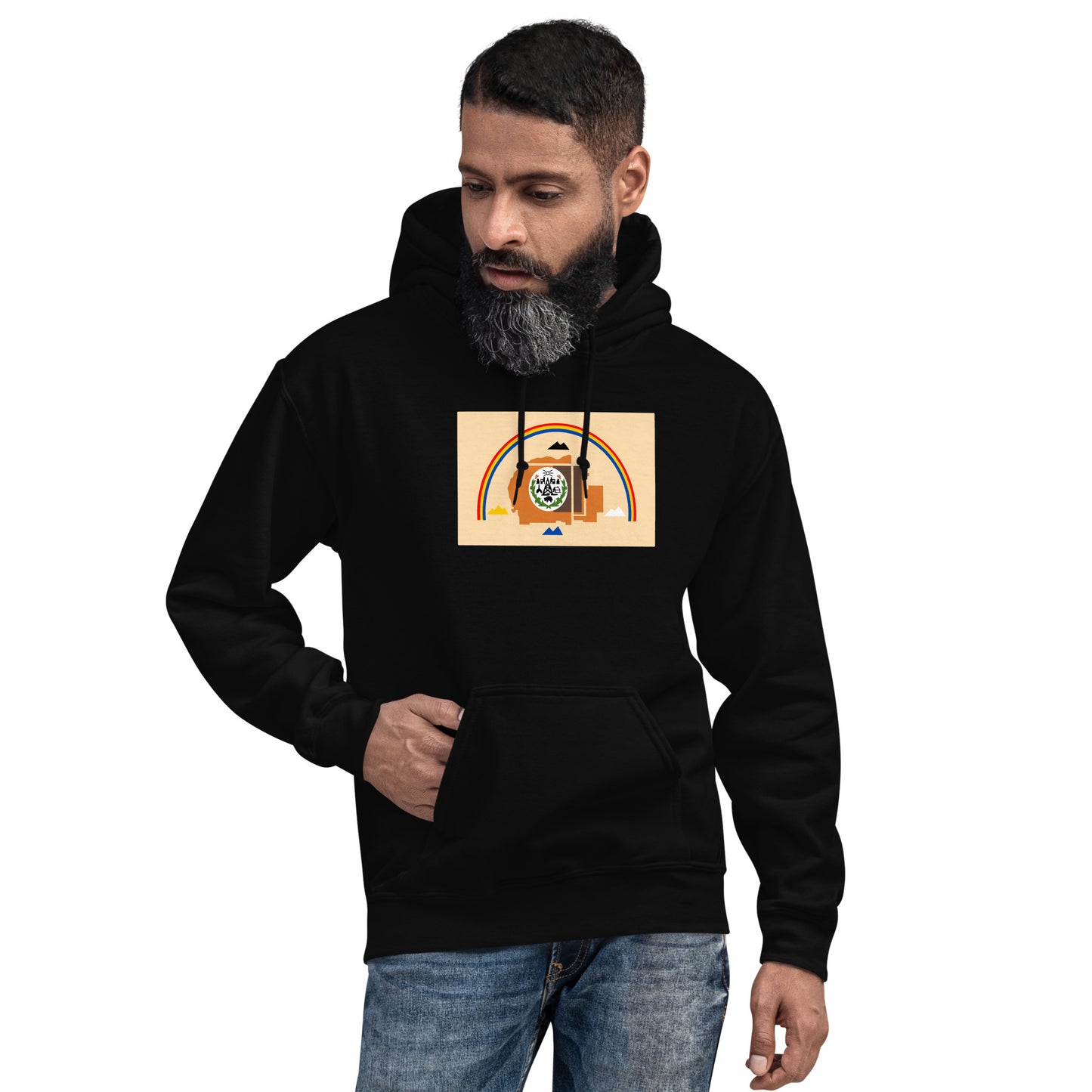 Navajo Indian Native American Pride Ancestry Tribe Flag Unisex Hoodie Top Sweatshirt