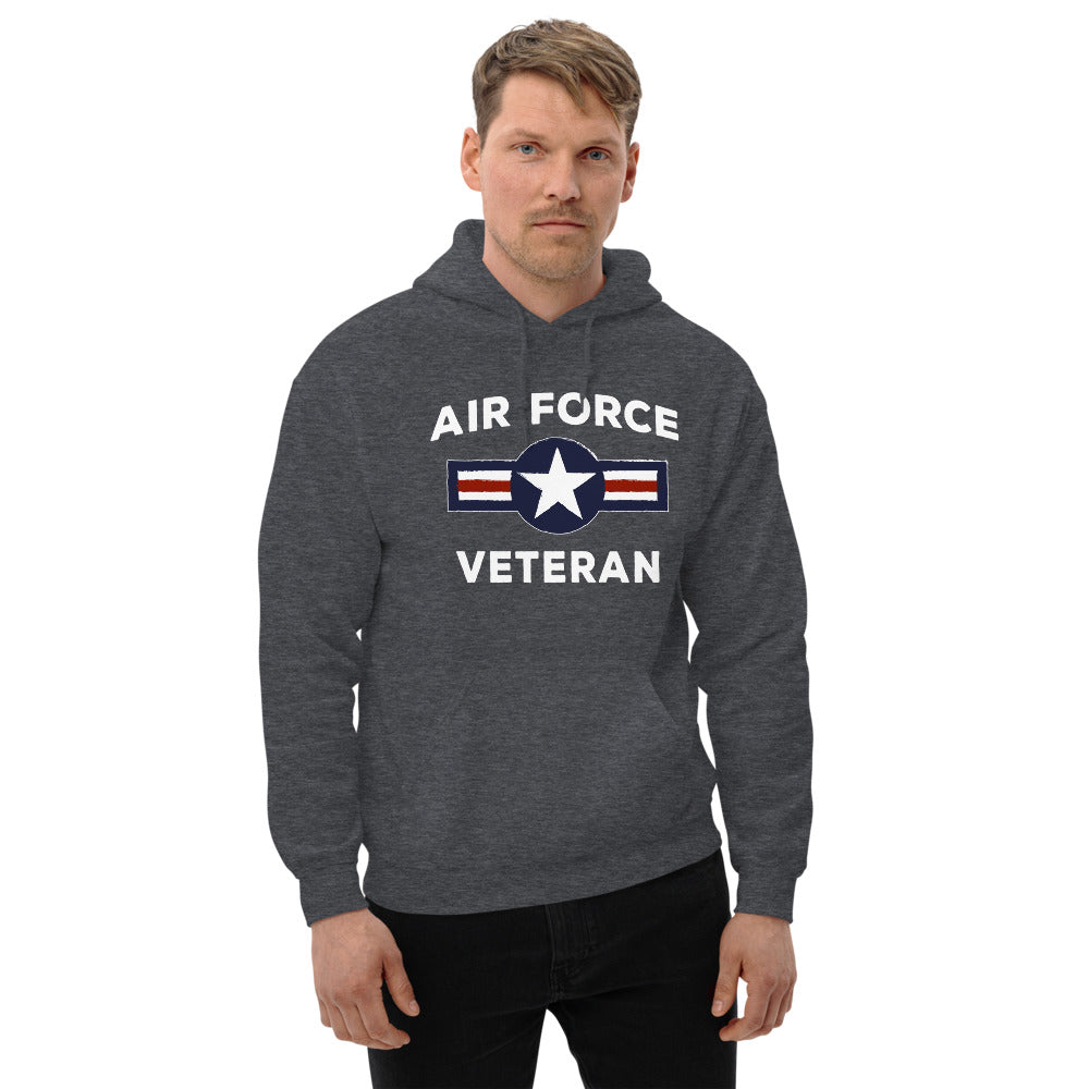 U.S. Air Force Military Service Active Retired Veteran Appreciation Unisex Hoodie Top Sweatshirt