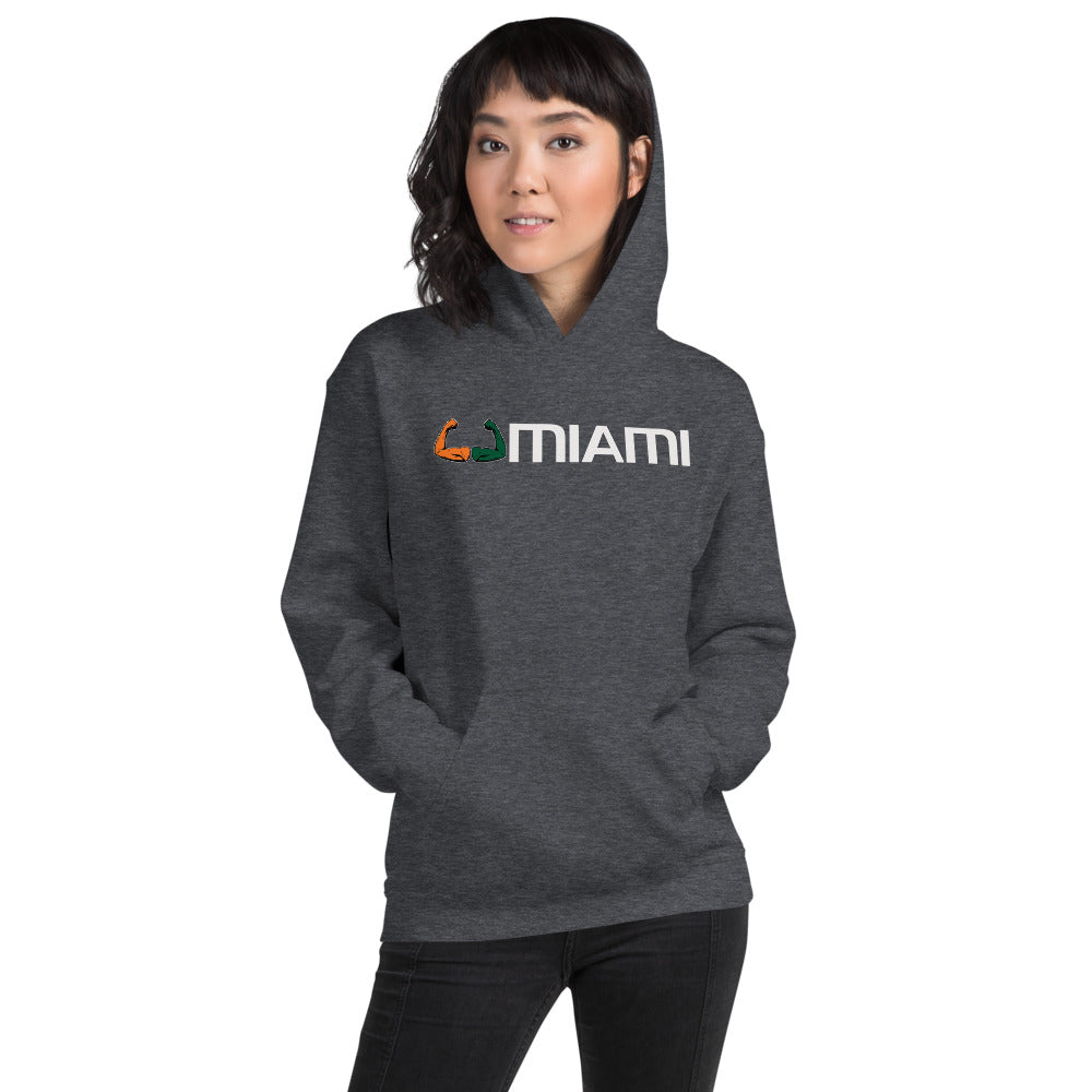 Miami 305 Area Code Native College Football Fan Unisex Hoodie Top Sweatshirt