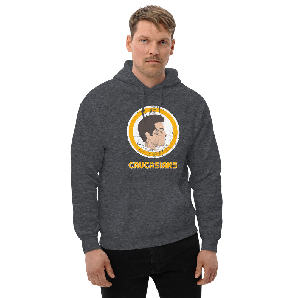 Washington Caucasians Funny Pro Football Parody Unisex Hoodie Top Sweatshirt