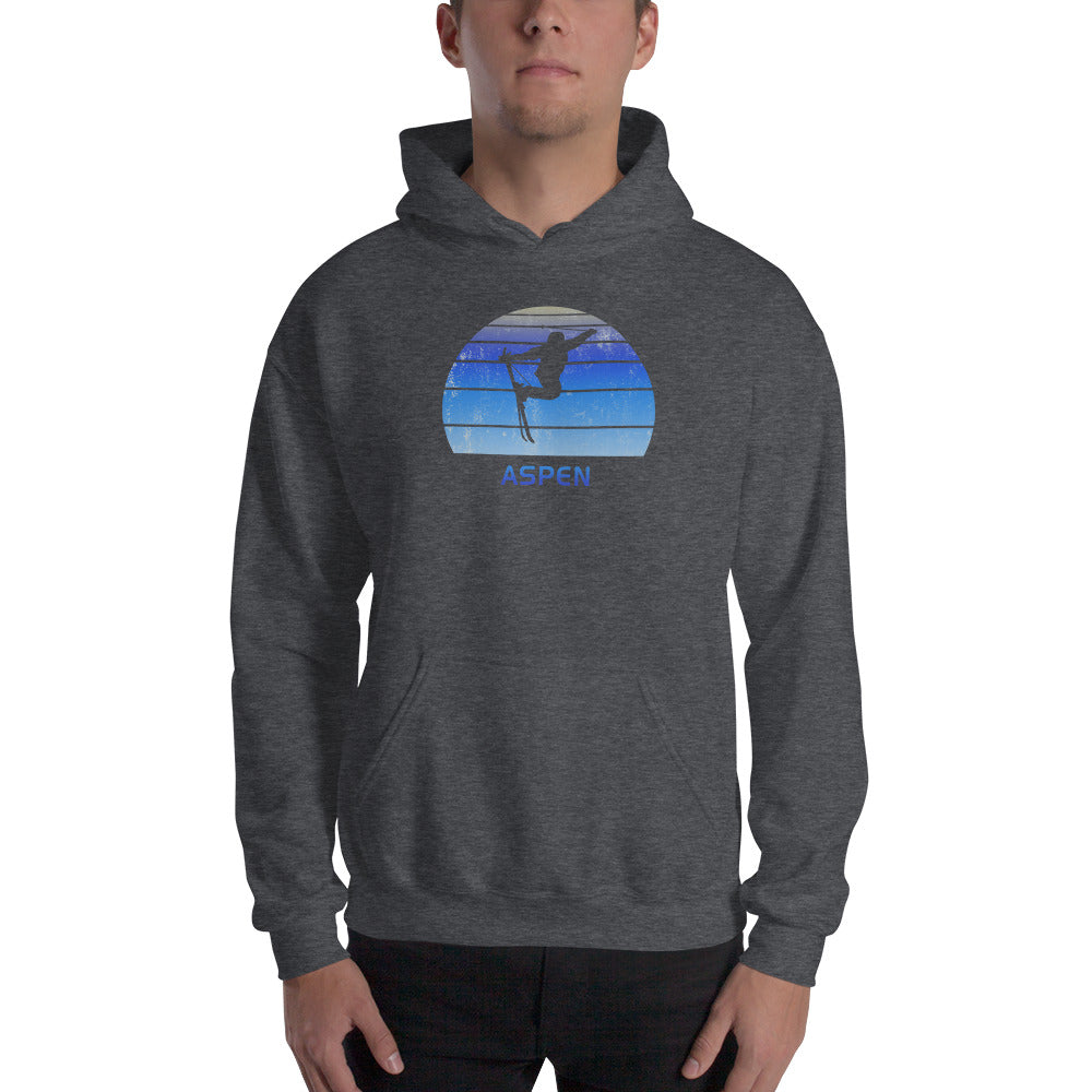 Retro Aspen Colorado Skiing Fan Unisex Hoodie Top Sweatshirt