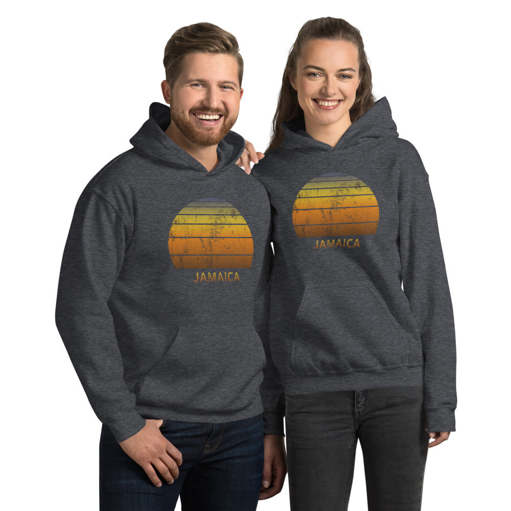 Retro Jamaica  Beach Vacation Souvenir Unisex Hoodie Top Sweatshirt