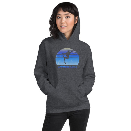 Retro Mammoth Lakes California Skiing Fan Unisex Hoodie Top Sweatshirt