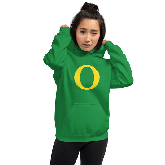 Oregon Letter O College Football Fan Unisex Hoodie Top Sweatshirt