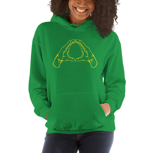 Oregon O Hand Sign Football Gesture Fan Unisex Hoodie Top Sweatshirt