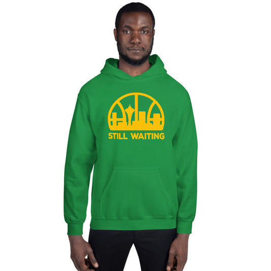 Seattle Basketball Fan Still Waiting Quote Unisex Hoodie Top Sweatshirt