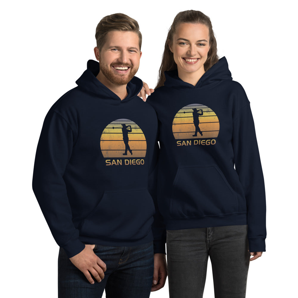 San Diego California Golf Fan Golfer Unisex Hoodie Top Sweatshirt