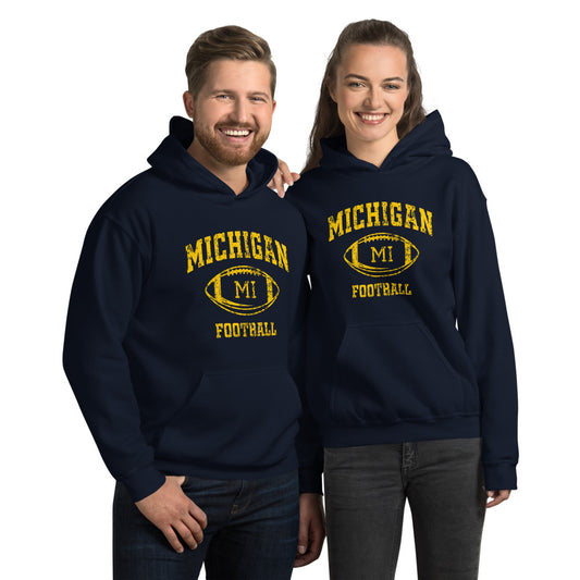 Michigan Fan College Football Unisex Hoodie Top Sweatshirt