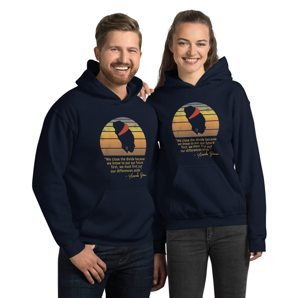 Amanda Gorman The Hill We Climb Poem 2021 Presidential Inauguration Souvenir  Unisex Hoodie Top Sweatshirt