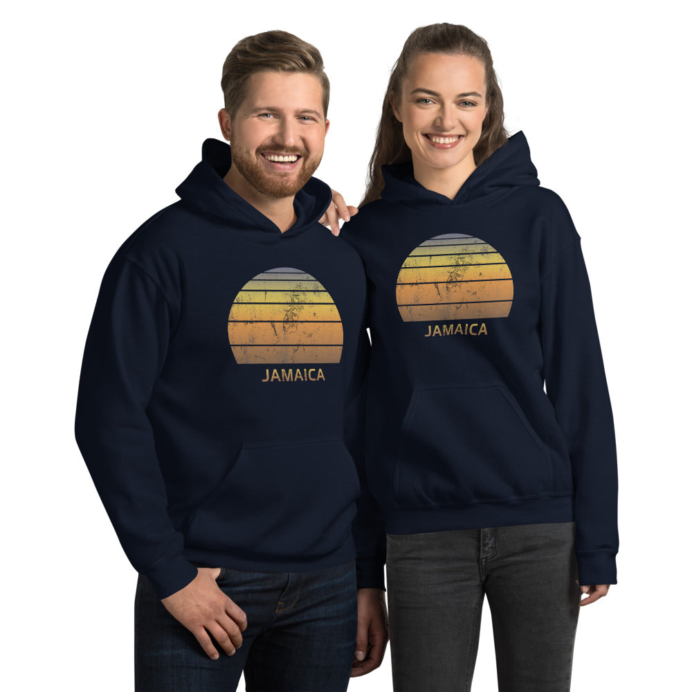 Retro Jamaica  Beach Vacation Souvenir Unisex Hoodie Top Sweatshirt