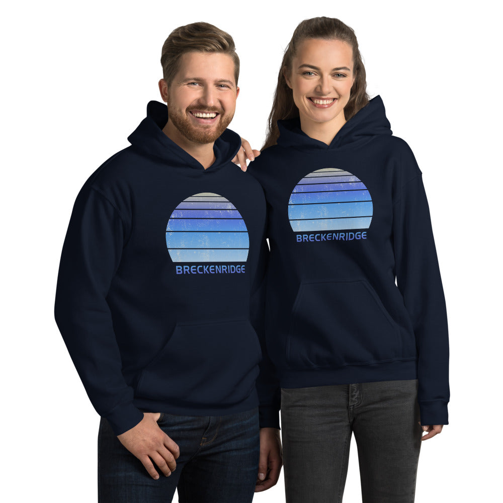 Retro Breckenridge Colorado Ski Skiing Fan Unisex Hoodie Top Sweatshirt